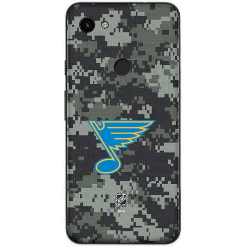NHL St. Louis Blues Camo Google Pixel 3a Skin
